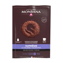 Monbana Suprême Hot Chocolate Powder - 10 sachets of 25g