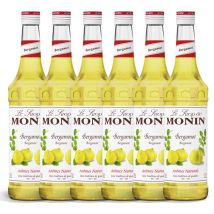 Monin - Sirop Bergamote + pompe doseuse pour professionnel 6 x 70cl - MONIN