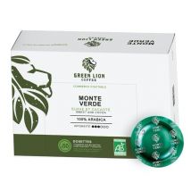 Green Lion Coffee Nespresso Professional Compatible Capsules Monte Verde x 50