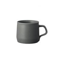 Mug Fog 270ml in Dark Gray - Kinto - With handle