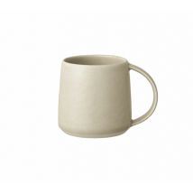 Kinto Mug Ripple Beige in Porcelain - 250ml - With handle