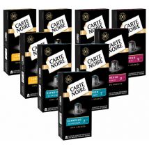 Carte Noire - 90 Capsules compatibles Nespresso Assortiment N°6,N°7,N°9 - Carte Noire