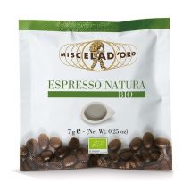 Miscela D'Oro - 150 dosettes ESE Espresso Natura Bio pour professionnels - MISCELA D'ORO