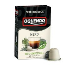 Oquendo Nero biodegradable Nespresso Compatible Capsules x 10