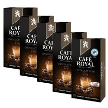 50 Capsules Compatibles Nespresso* Original Chocolat Noir - Café Royal