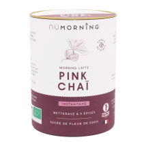 NüMorning - Pink Chaï Morning Latte Bio - Boîte 125 g - NÜMORNING