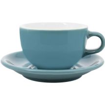 Tasse Latte Bowl Origami 190 ml - Turquoise