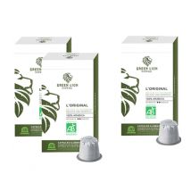 Special Offer 2+1 Green Lion Coffee - L'Original Nespresso compatible Capsules x30
