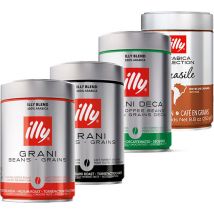 Illy Coffee Beans Selection Pack 100% Arabica - 4 x 250g