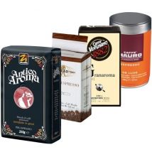 MaxiCoffee's Selection - Italian Arabica/Robusta pack (Exclusive to MaxiCoffee): 4 ground coffee x 250g - Italian Coffee,Discovery Pack