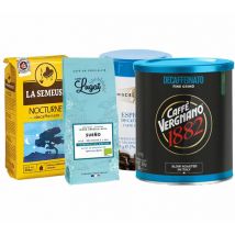 MaxiCoffee's Selection - Decaffeinated Ground Coffee Pack (exclusive to MaxiCoffee) - 4 x 250g - Decaffeinated coffee