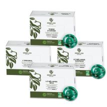 Green Lion Coffee - Pack découverte 200 dosettes compatibles Nespresso pro bio - GREEN LION COFFEE Office Pads