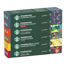 Starbucks Discovery Pack Nespresso Compatible Pods x 120 - Discovery pack