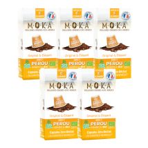 MOKA Perou Organic & Biodegradable capsules for Nespresso x 50 - Peru