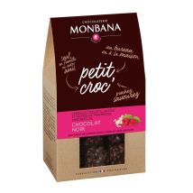 Monbana Neapolitan Chocolate Petit Croc' Dark Raspberry Chocolate - Manufactured in France