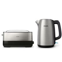 Philips - Set Petit-Déjeuner bouilloire HD9351/90 + grille-pain HD2692/90 - Philips