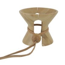 Brewista bamboo collar for 5-cup Hourglass brewer