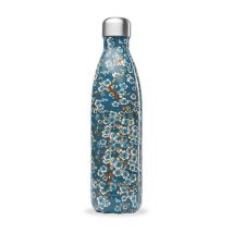 Qwetch Insulated Bottle Blue Flowers - 750ml