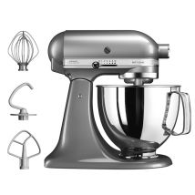 KitchenAid - Robot pâtissier Artisan à tête inclinable 4,8L - Gris étain + KITCHENAID