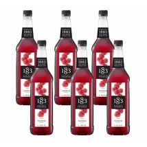 6x1l Sirop 1883 Routin Framboise - Bouteille Plastique