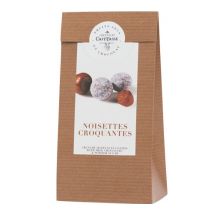 Café-Tasse - Sachet Noisettes Croquantes Enrobées Chocolat au Lait - 125 g - CAFÉ TASSE