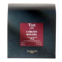 '4 Fruits Rouges' flavoured black tea - 25 Cristal sachets - Dammann Frères - China