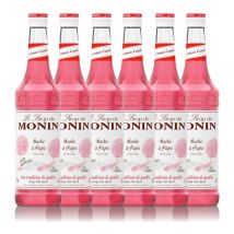 Monin Syrup Candyfloss - 6 x 70cl - Manufactured in France