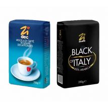 Zicaffè - Pack café en grains Black of Italy + Décaféiné - ZICAFFE