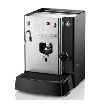 Machine À Dosettes Ese Sara Acqua Nera De Piccola Acier Inoxydable + Offre Cadeau