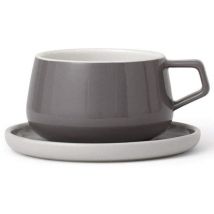 Mug Et Sous Tasse En Porcelaine - Storm - 30 Cl - Viva Scandinavia