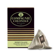 Secret d'Aladin flavoured green tea - 25 pyramid bags - Compagnie Coloniale - China
