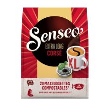 Senseo - 20 dosettes souples XL Corsé - SENSEO