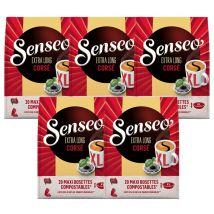Senseo - Pack 100 dosettes souples XL Corsé - SENSEO