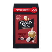 Grand'Mère - 54 dosettes souples Corsé - CAFE GRAND-MERE