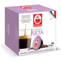 Caffè Bonini - 16 Capsules café compatibles A Modo Mio Espresso Seta - CAFFE BONINI