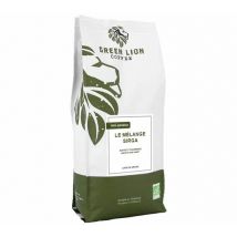1 kg café en grain pour professionnels bio Le Mélange Sirga 100% Arabica - Green Lion Coffee - Café Bio
