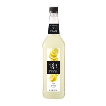 1883 Maison Routin - Syrup 1883 Routin Lemon in Plastic Bottle - 1L - Manufactured in France
