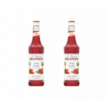Sirop Monin - Fraise des bois - 2 x 70 cl - Arômes naturels