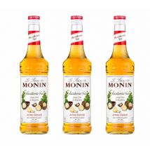 Monin - Sirop pour professionnel - Noix de Macadamia - 3 x 70cl MONIN