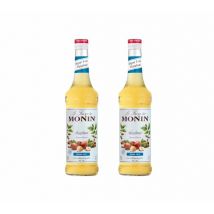 Sirop Monin - Noisette sans sucre - lot de 2 x 70cl - Sans sucre