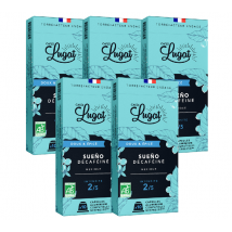 Cafés Lugat Sueño Organic Decaf Nespresso Compatible Capsules x 50 - Mexico