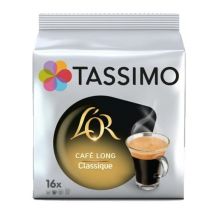 Tassimo - 16 dosettes L'OR Café long Classique - TASSIMO