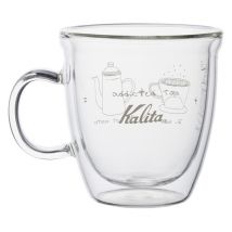 Kalita double-wall glass for hot drinks - 240ml / S size - Double wall