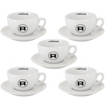 6 Tasses + sous-tasses Flat White - Rocket Espresso - Avec anse