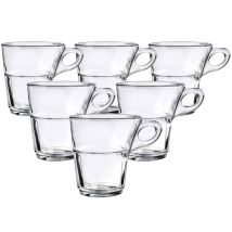Duralex - 6 tasses à café Caprice 22 cl -Duralex