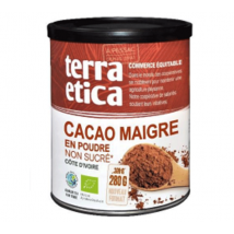 Terra Etica - Cacao maigre en poudre non sucré Bio 280g - TERRA ETICA