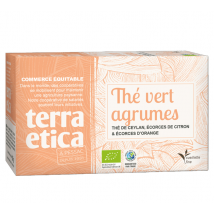 Terra Etica - Thé vert agrumes 20 sachets - TERRA ETICA