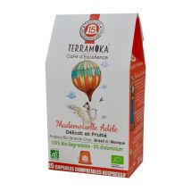 TerraMoka - Terramoka 'Mademoiselle Adèle' biodegradable coffee Nepresso compatible pods x 15 - Brazil