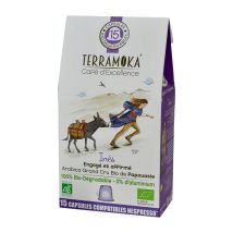 TerraMoka - Nespresso compatible capsules Terramoka Inès biodegradable x 15 coffee pods - Papua New Guinea