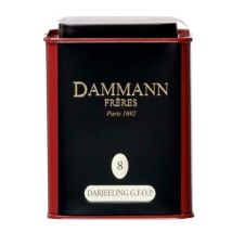 N°08 Darjeeling GFOP black tea - 100g tin of loose leaf tea - Dammann Frères - India